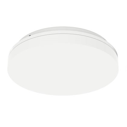 LED Aufbauleuchte rund, ws/sil/sz 250mm, 15Watt, IP54, HF-SENSOR