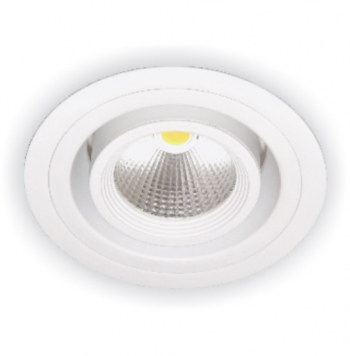 Deckeneinbaustrahler SPA-037R LED, 30W inkl. Netzteil dimmbar