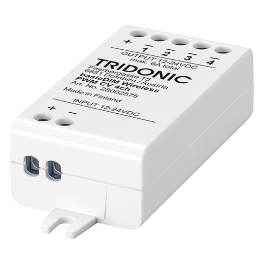 Tridonic basicDIM Wireless PWM CV 4CH, Casambi Ready Funk-Module