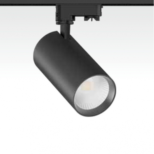 LED 3-Phasenstrahler 25W 36Â° 2500lm 90CRI 4000K schwarz