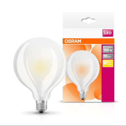 OSRAM Lampe Star Retrofit Globe, 12W, E27 Warmweiss