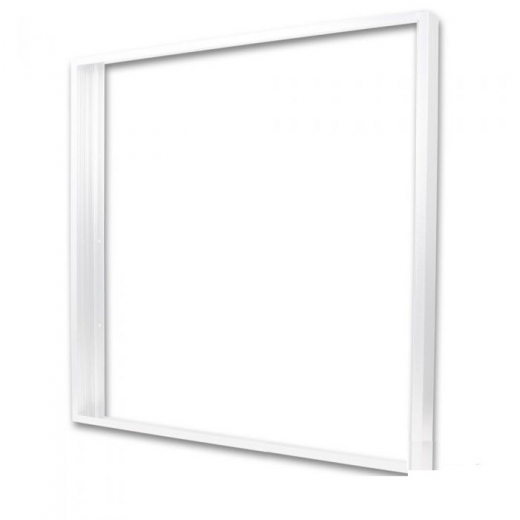 Aufbaurahmen weiÃŸ RAL 9016 fÃ¼r LED-Panel 625x625