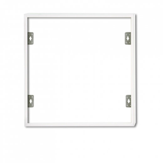 Aufbaurahmen weiÃŸ H=7cm LED-Panels 625x625 steckbare Schnellm.