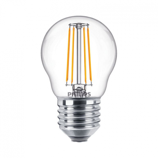 Philips Master E27 Kugel Fadenlampe Klar 2700K 3.4W 470lm dimmba