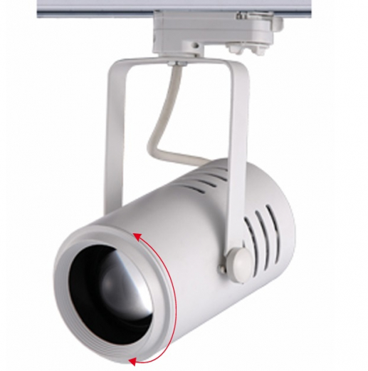 LED 3-Phasenstrahler Palco 30W Ph.-DIM 2900lm Linse 24-60Â°